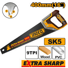 INGCO -  Hand saw 16" HHAS68400