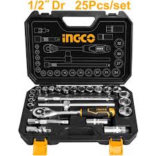 INGCO -  25 Pcs 1/2" socket set  HKTS12251