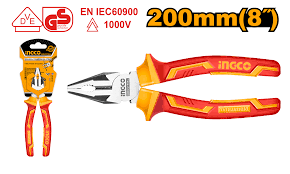 INGCO -  Insulated combination pliers 200mm HICP28208