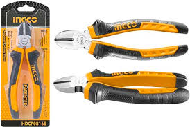 INGCO -  Diagonal cutting pliers 160mm two color HDCP08168