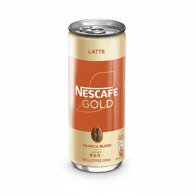 NESCAFE - GOLD LATTE - Milk Coffee Drink - 24 Cans Pack - Each Can 240ml