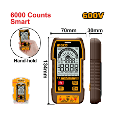 INGCO -  Digital multimeter 6000 counts DM16004