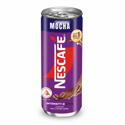 NESCAFE - MOCHA - Milk Coffee Drink - 24 Cans Pack - Each Can 240ml