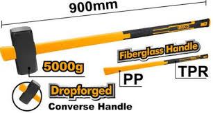 INGCO -  Stoning hammer (converse handle) 5000g converse handle HSTH03058D
