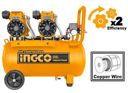 INGCO -  Air compressor 50L/2*1200W ACS224501