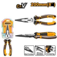 INGCO -  High leverage long nose pliers 200mm HHLNP28200