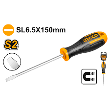 INGCO -  Slotted screwdriver 150MM HS686150