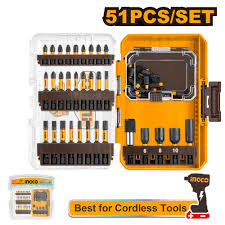 INGCO -  51 Pcs impact screwdriver bits set  AKDL25106
