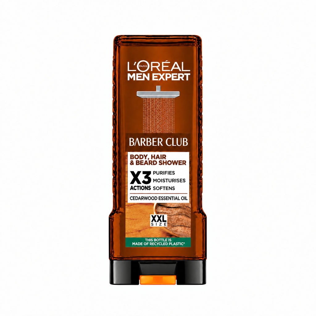L'OREAL - SHOWER GEL - MEN EXPERT - BARBER CLUB - XXL SIZE - 400 ml - Shower Gel