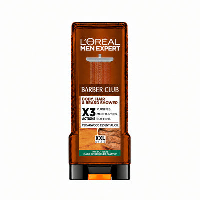 L'OREAL - SHOWER GEL - MEN EXPERT - BARBER CLUB - XXL SIZE - 400 ml - Shower Gel