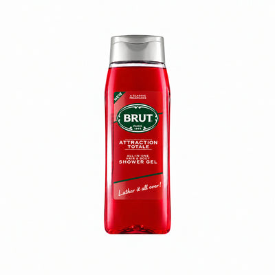 BRUT - SHOWER GEL - ATTRACTION TOTAL - 16.9 fl oz / 500 ml
