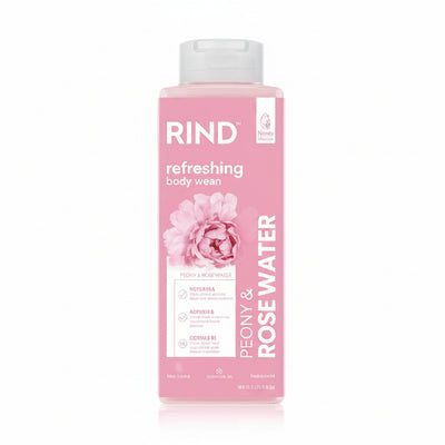 RIND - refreshing body wash - PEONY & ROSE WATER - 606ml