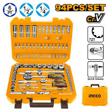 INGCO -  94 Pcs 1/4"&1/2" socket set  HKTS42941