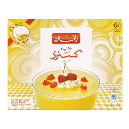 Rafhan - Vanilla Custard Powder - 1.1kg x 6 pcs - Commercial Pack - Custard Powder - Image 3