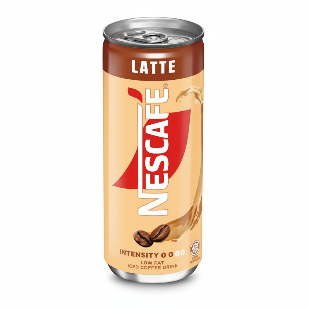NESCAFE - LATTE - Milk Coffee Drink - 24 Cans Pack - Each Can 240ml