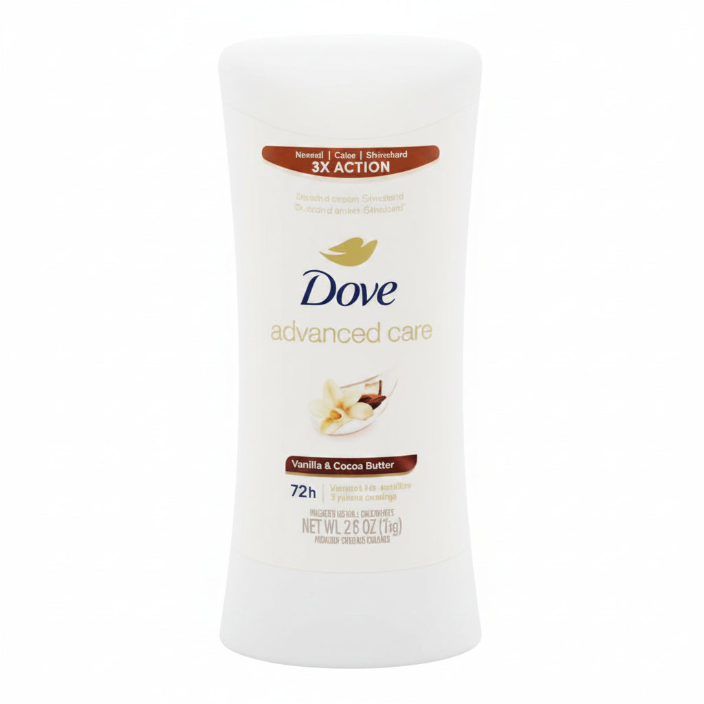 Dove - advanced care - DEODORANT STICK - VANILLA & COCOA BUTTER - 74g