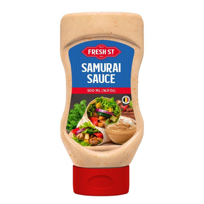 Samurai - Samurai Squeeze - Sauce - Squeeze Bottle - 500ml - Spicy Belgian Style Condiment