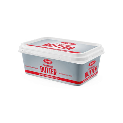Fresh St - Spreadable Butter Unsalted - Dairy - Tub - 250g - Soft Unsalted Blend