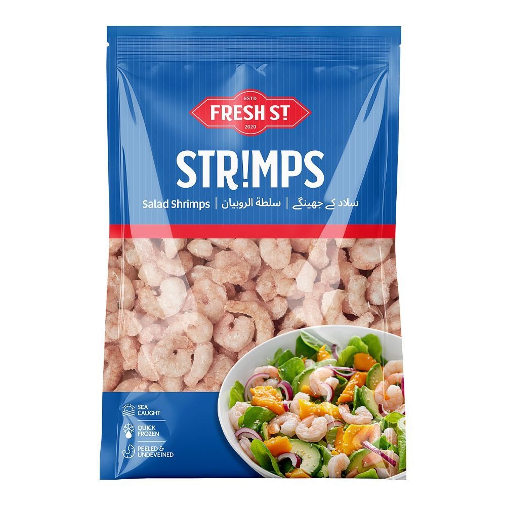 Fresh St - Peeled & Undeveined Salad Shrimps - Frozen Food - Seafood / Jhinga - 500g - Size PUD 300/500