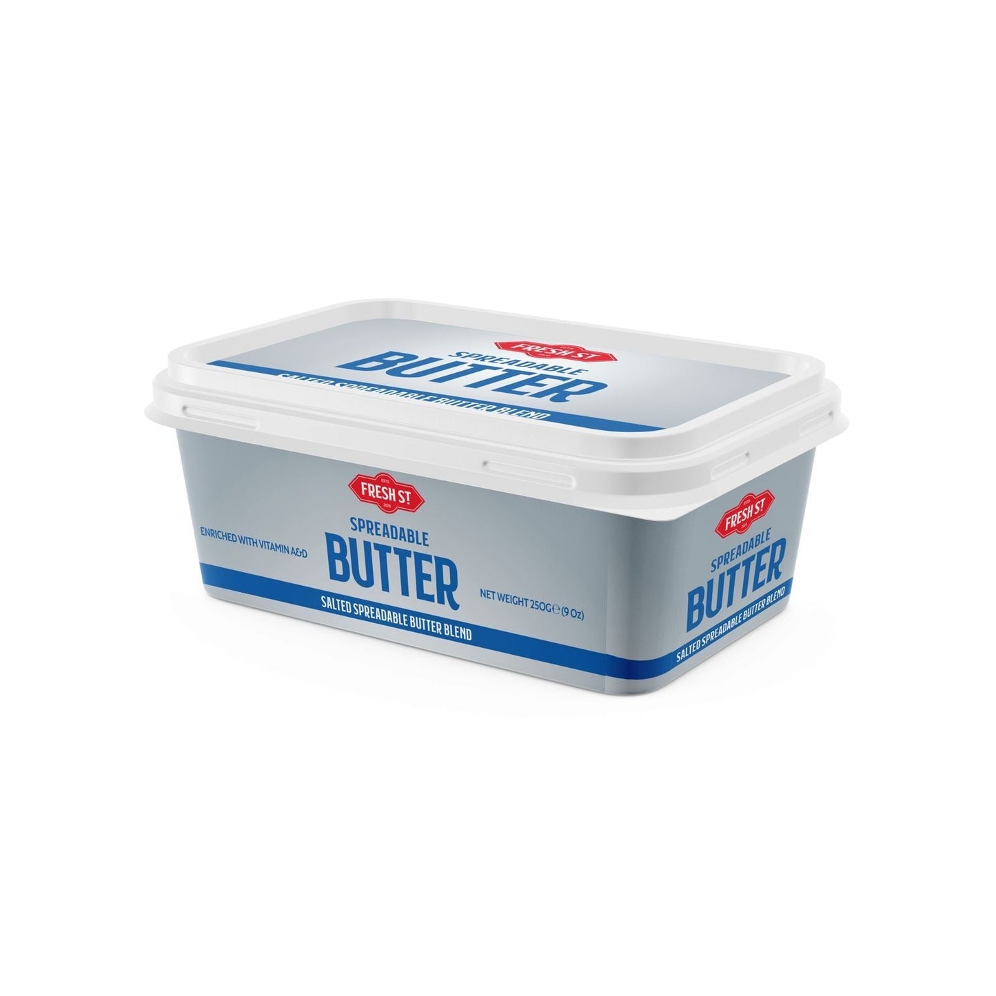 Fresh St - Spreadable Butter Salted - Dairy - Tub - 250g - Soft Salted Blend