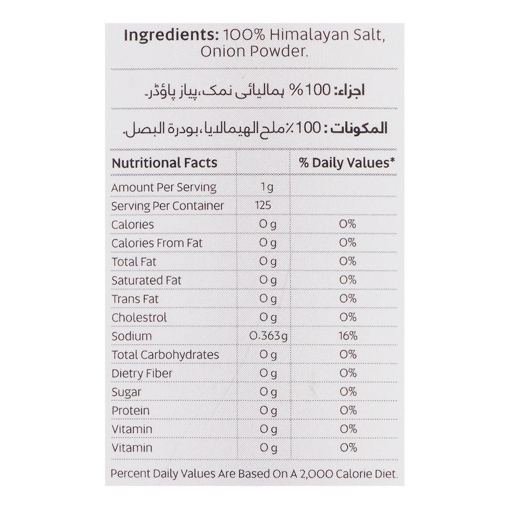 Fresh St - Himalayan Pink Salt Onion - Spices - Infused Vegetable Blend - 125g - Savory Onion Salt