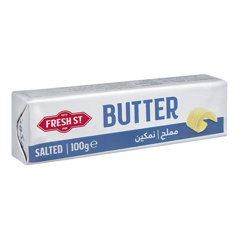 Fresh St - Butter Salted - Dairy - Block - 100g - Salted Baking/Cooking