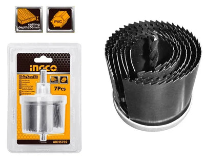 INGCO -  Hole saw set 7pcs AKHS702