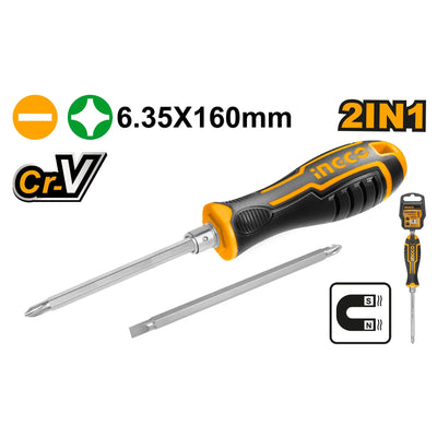 INGCO -  AKISD0201 2 IN 1 Screwdriver Set