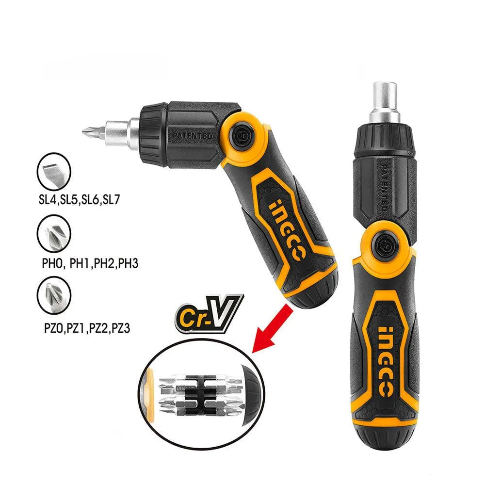 INGCO -  AKISD1208 13 In 1 Ratchet Screwdriver Set