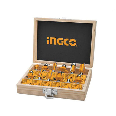 INGCO -  AKRT1201 12pcs Router Bits Set(6mm)