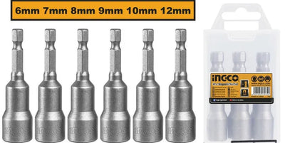 INGCO -  AMN65061 6Pcs Magnetic Nut Set