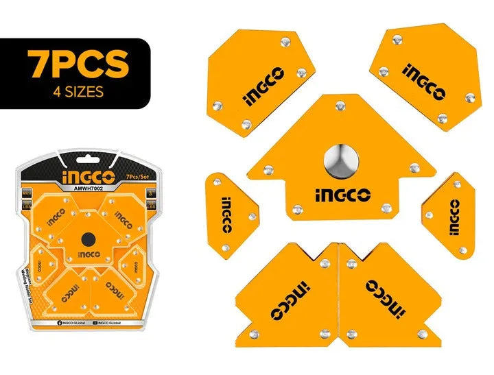 INGCO -  AMWH7002 Magnetic Welding Holder Set