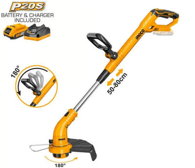 INGCO -  CGTLI20301 Lithium-Ion Grass Trimmer
