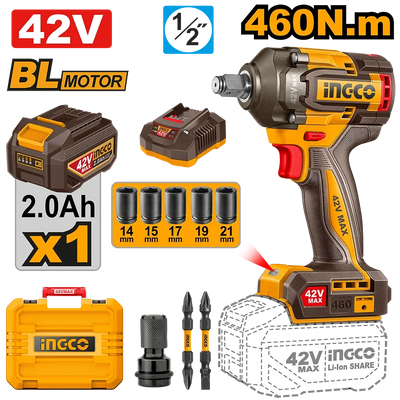 INGCO -  CIWLI42461 Cordless Impact Wrench