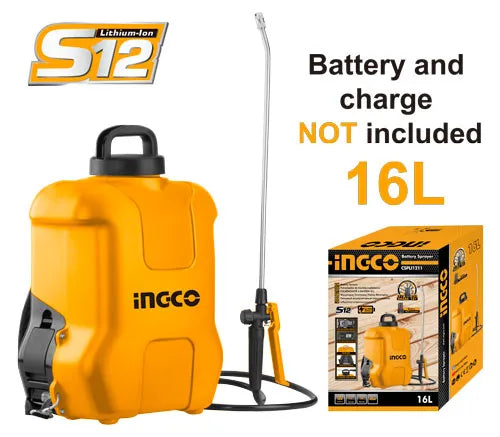 INGCO -  CSPLI1211 12V Lithium Battery Sprayer