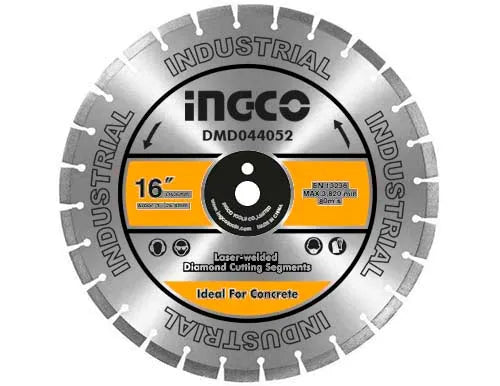 INGCO -  DMD044052 Diamond Disc for Concrete Cutting Laser Welded Rim