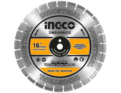 INGCO -  DMD044052 Diamond Disc for Concrete Cutting Laser Welded Rim