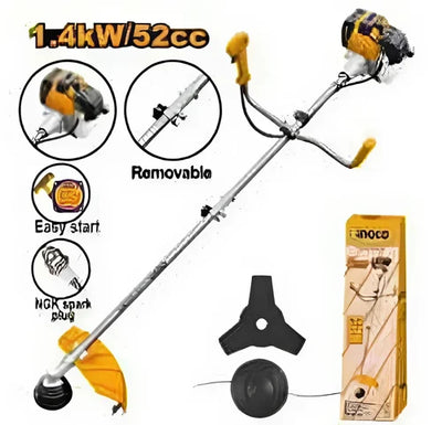 INGCO -  Gasoline grass trimmer and brush cutter 1400W GBC5524421