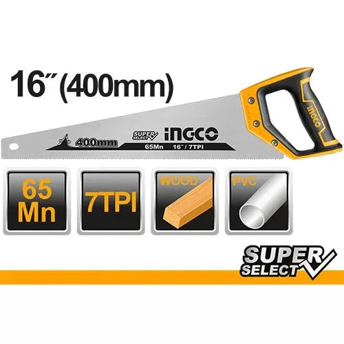 INGCO -  HHAS15400 Hand Saw