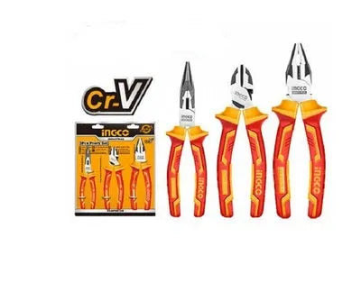 INGCO -  HIKPS28318 3Pcs Insulated Pump Pliers Set