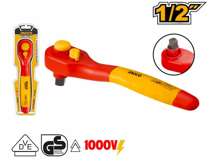 INGCO -  HIRTH121 1/2" Insulated Ratchet Wrench