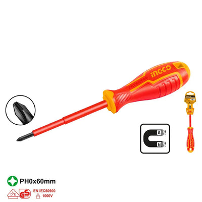 INGCO -  HISD81PH060 Insulated Screwdriver