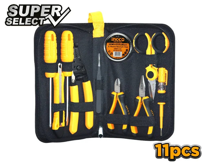 INGCO -  HKETS0111 11PCS Electricians Tools Set