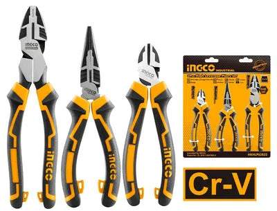 INGCO -  HKHLPS2832 3Pcs High Leverage Pliers Set