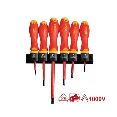 INGCO -  HKISD0608 6Pcs Insulated Screwdriver Set