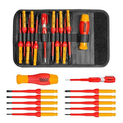 INGCO -  HKISD1008 10 Pcs Interchangeable Insulated Hand Tools Set