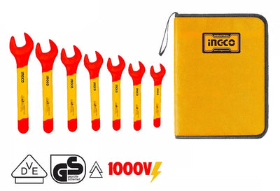 INGCO -  HKISPA0701 7PCS Insulated Open end Spanners Set