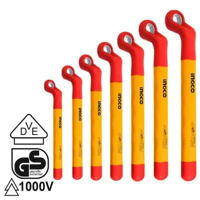 INGCO -  HKISPA0702 7PCS Insulated Ring Wrench Set