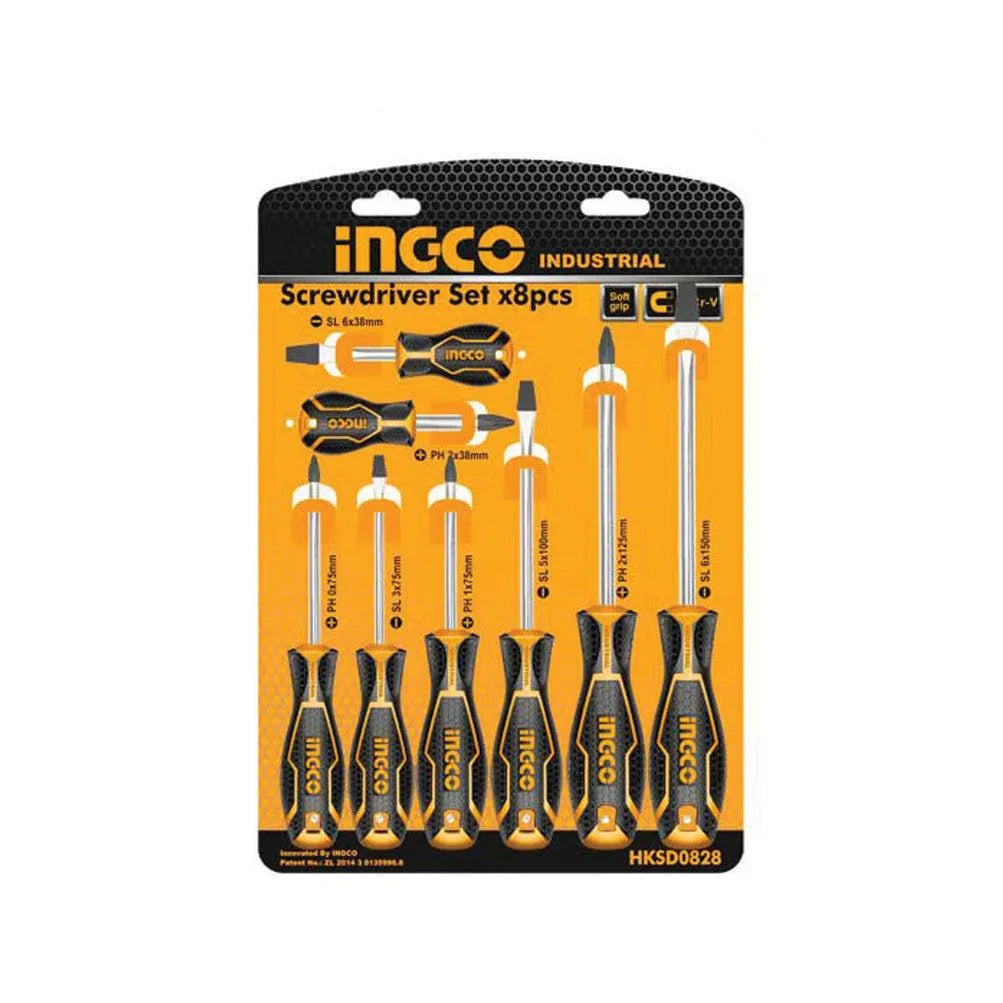 INGCO -  HKSD0828 8pcs Screwdriver Set