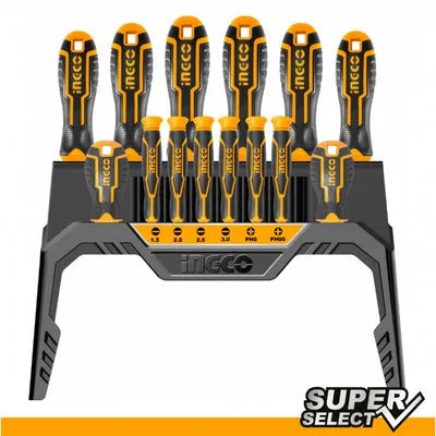 INGCO -  HKSD1428 14 Pcs Screwdriver Set